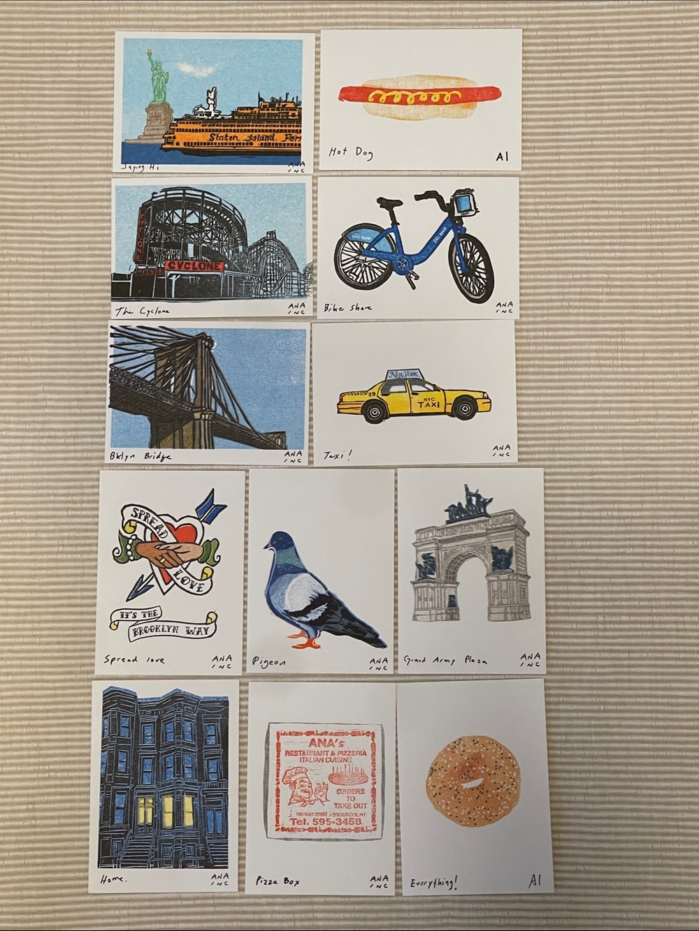 Anastasia Inciardi Brooklyn Mini Print Set (12 prints)